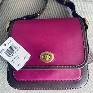 **NWT** Coach Rambler Bag in Colorblock Hibiscus
